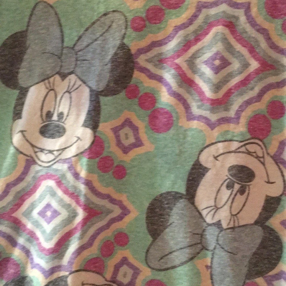 LuLaRoe Disney Classic Tee Large Minnie Mouse EUC